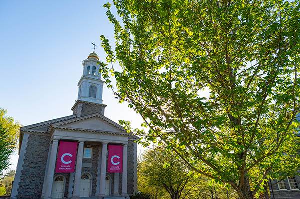 Colgate Memorial Chapel on a sunny day