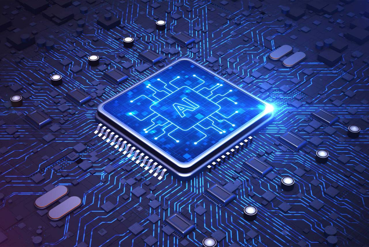 AI chip illustration