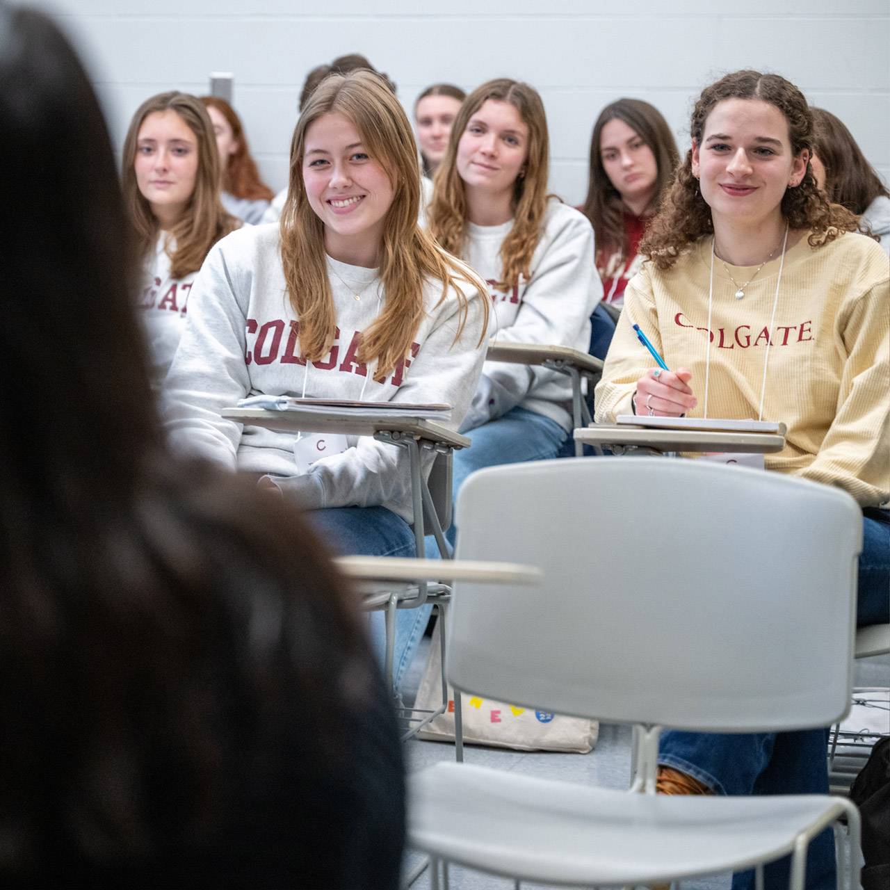 Students in class.