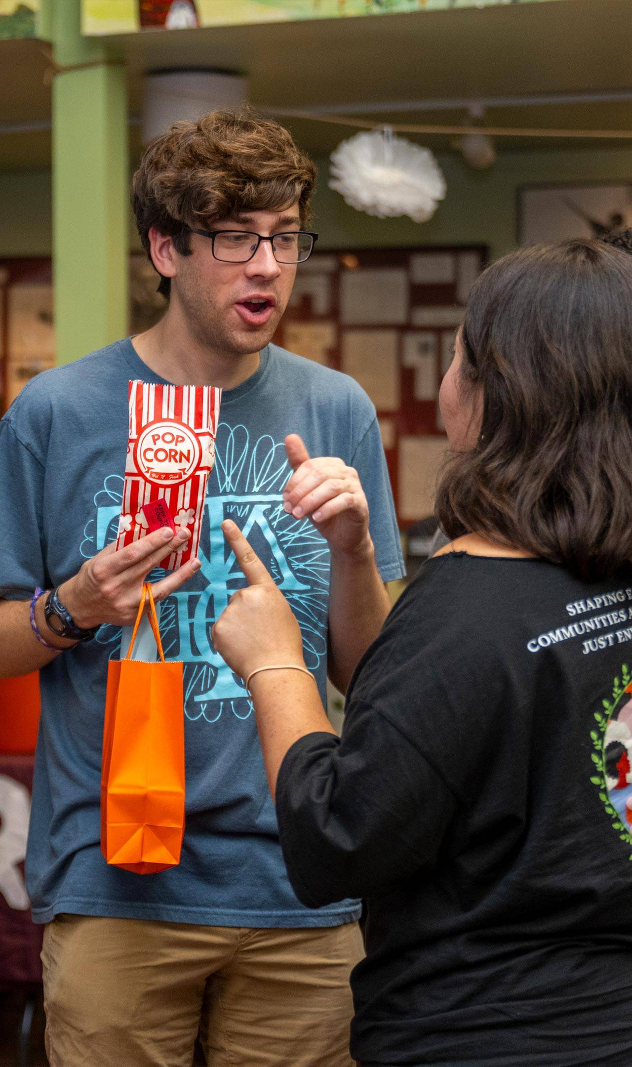 Student at ALANA event