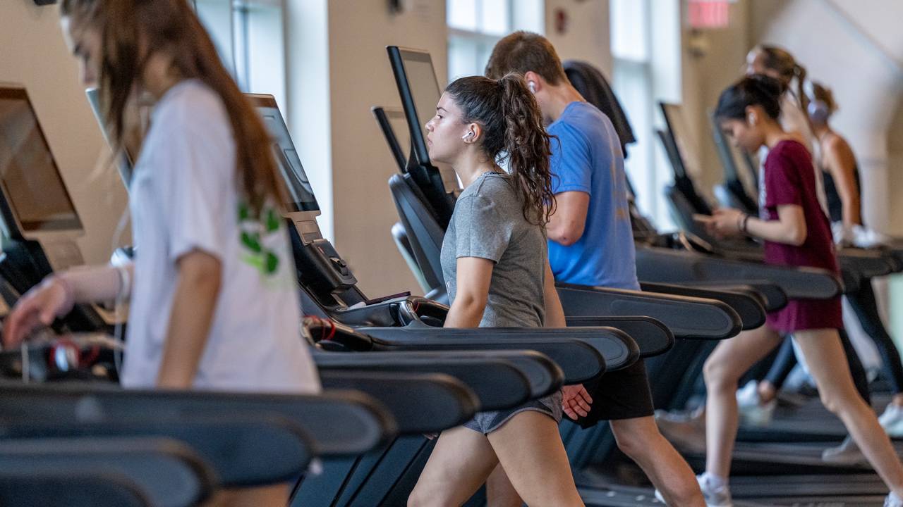 Activity in Trudy Fitness Center