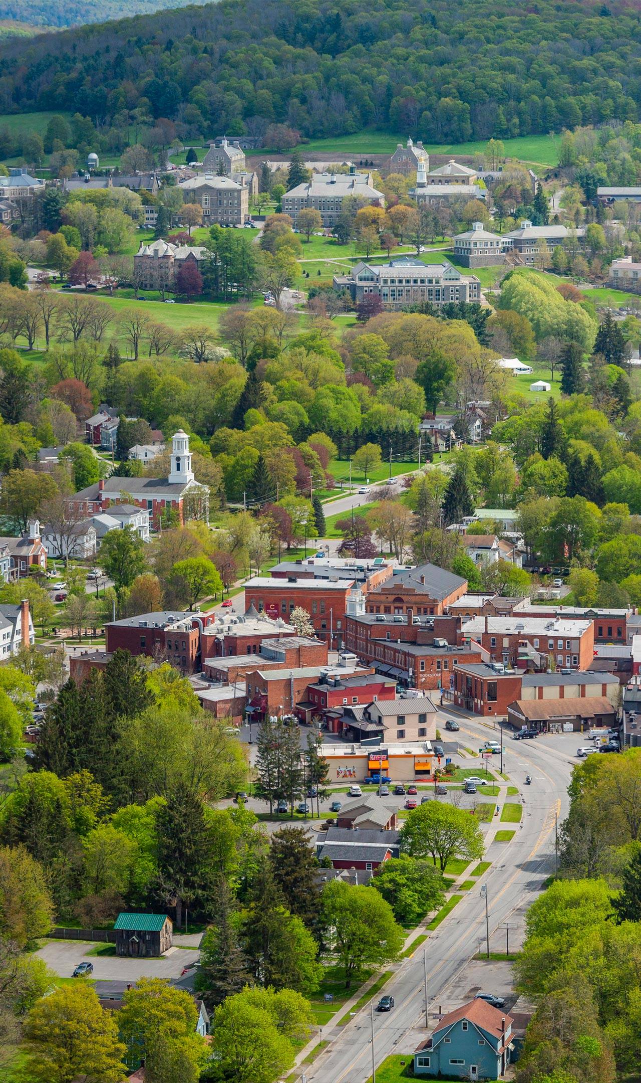 Hamilton from the air