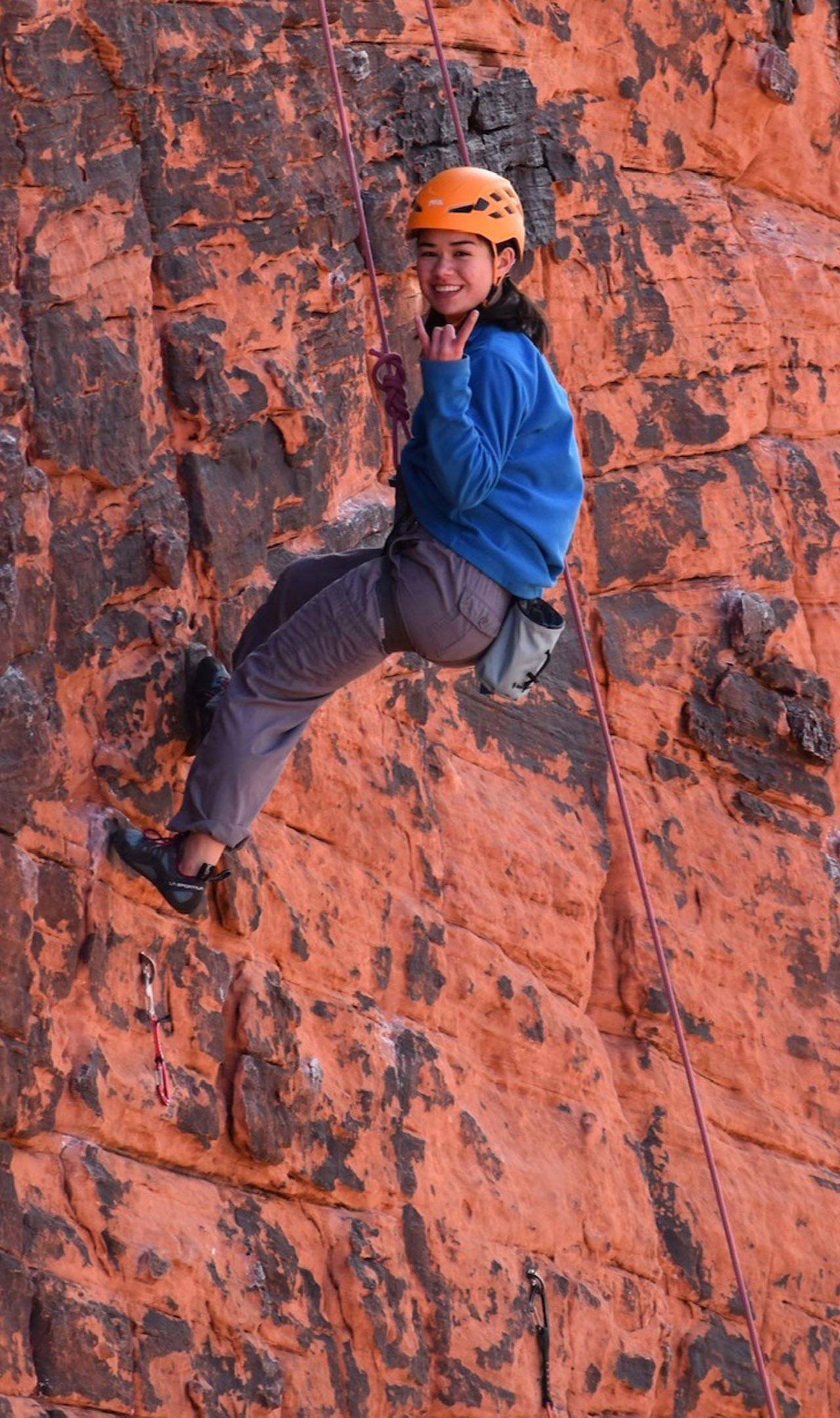 Rock climbing