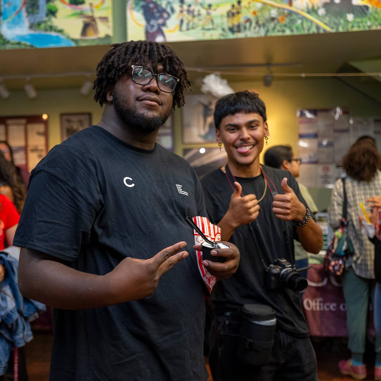 Students at Alanapalooza