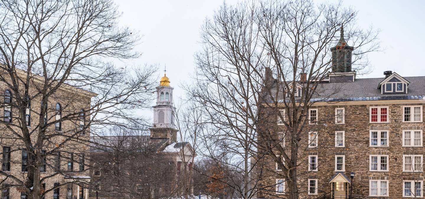 Spring photo of campus
