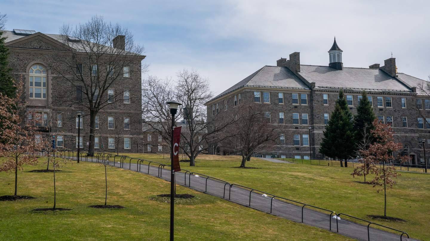 Colgate campus in early spring