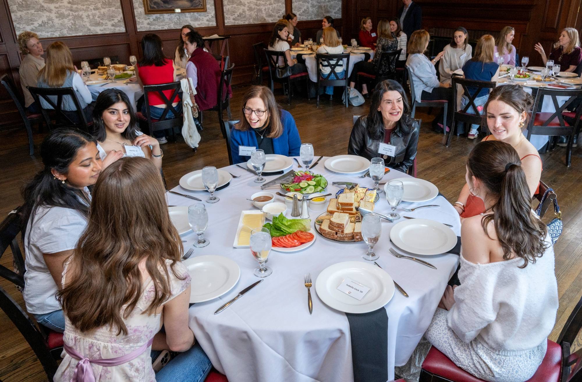 WLC members and students gather for lunch