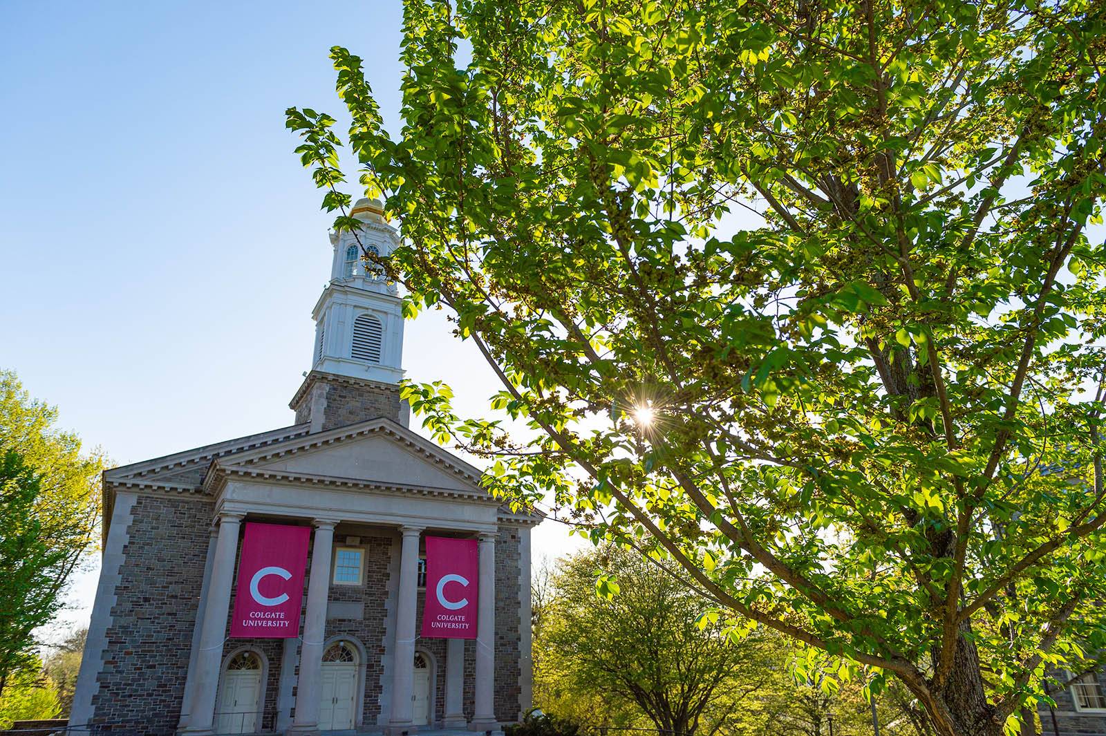 Memorial Chapel on a sunny day