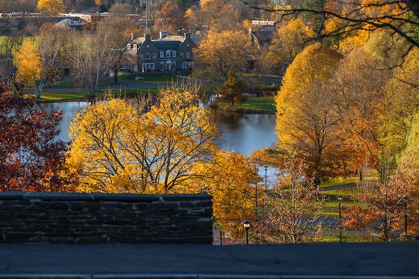 Fall view of campus