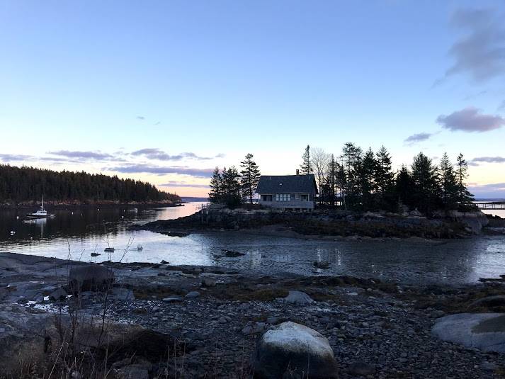 A view from the neighborhood in Brooksville, Maine