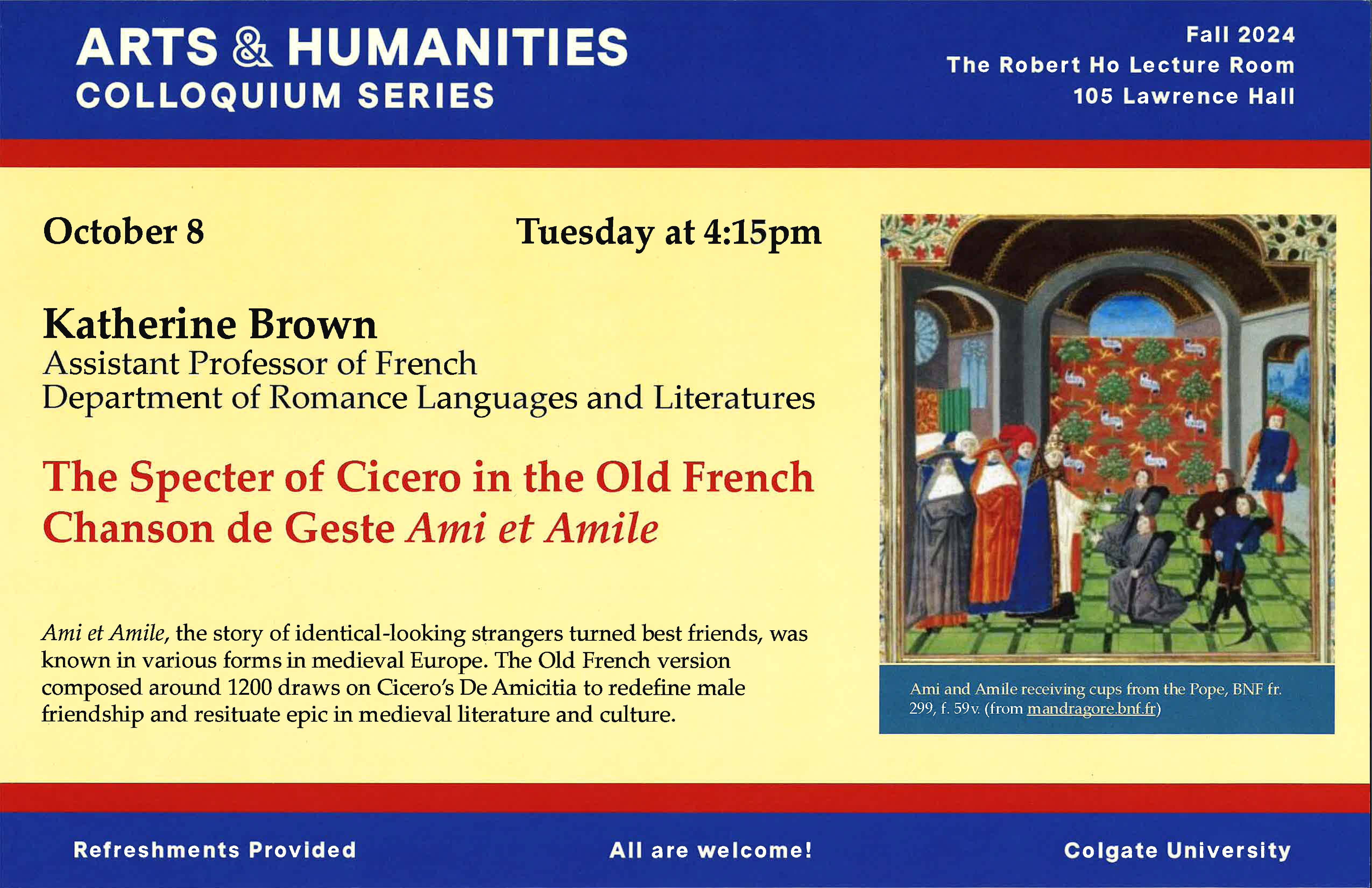 AHUM Colloquium poster