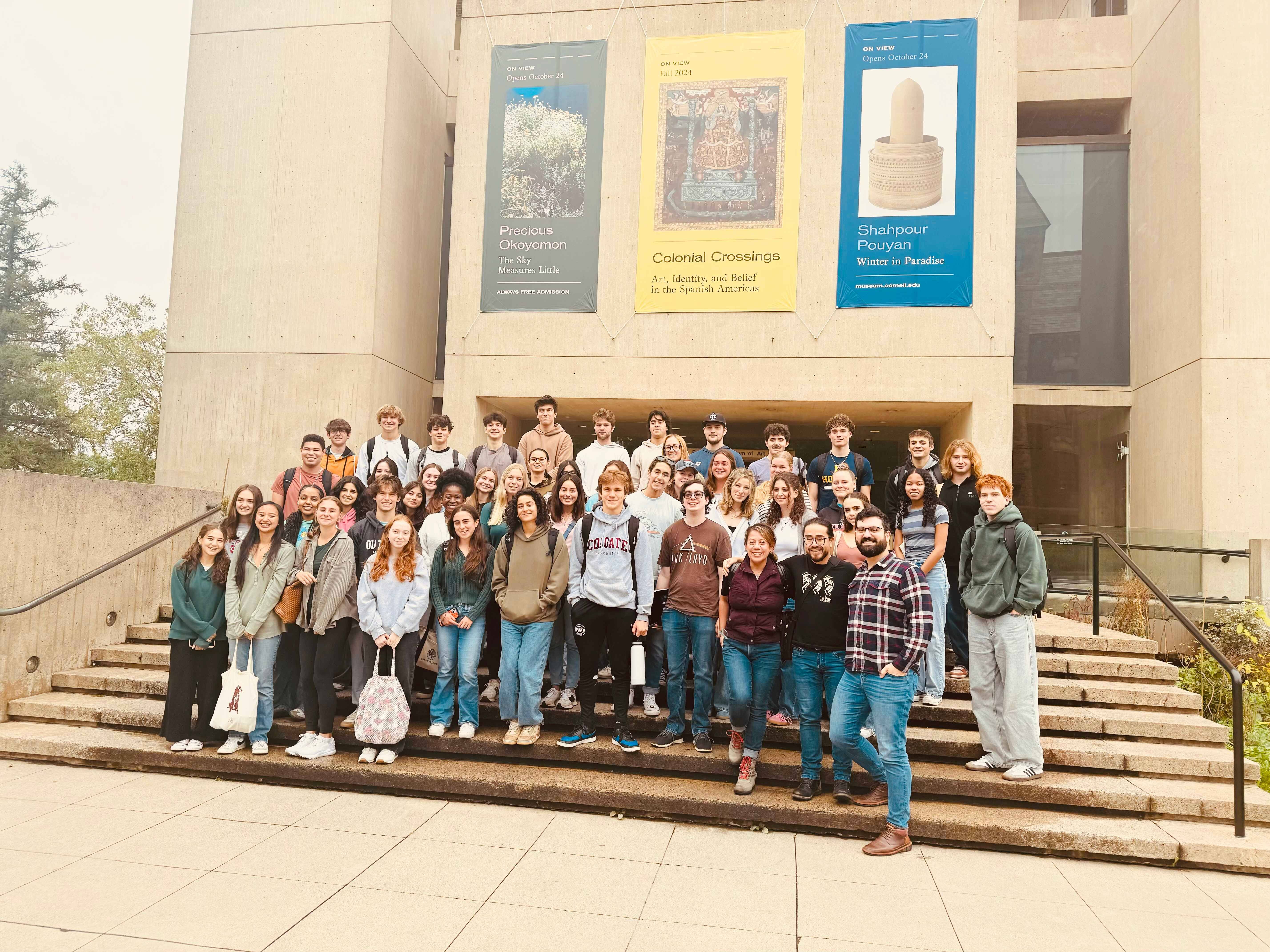 Group of students at museum