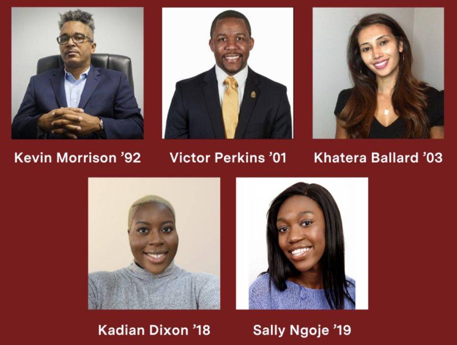 Alumni of color entrepreneurs panelists