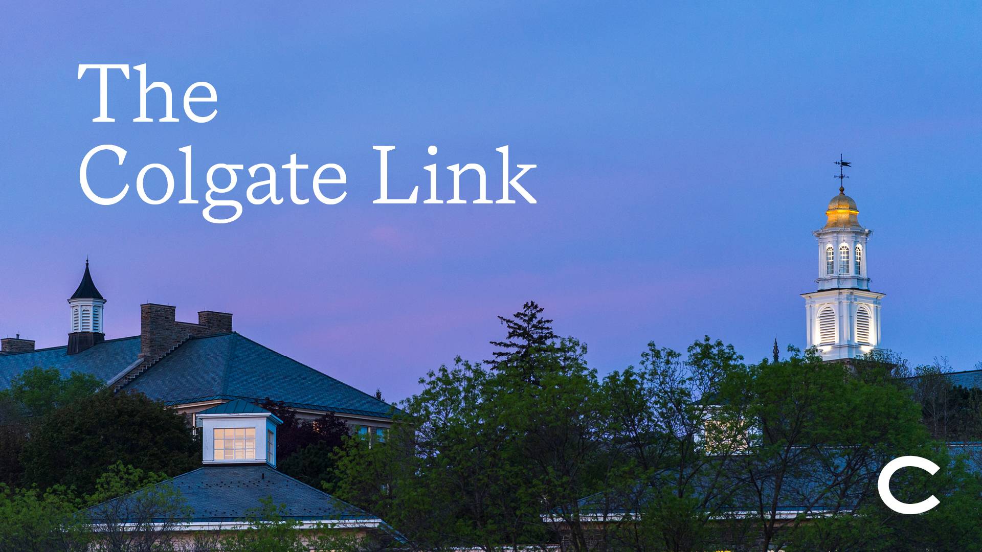The Colgate Link is Colgate's new online community, forging powerful connections for alumni and students.