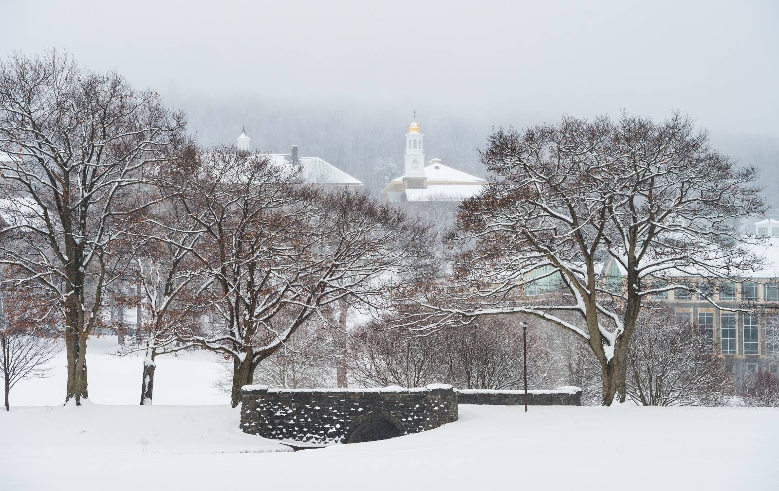 Colgate Campus Winter Scene