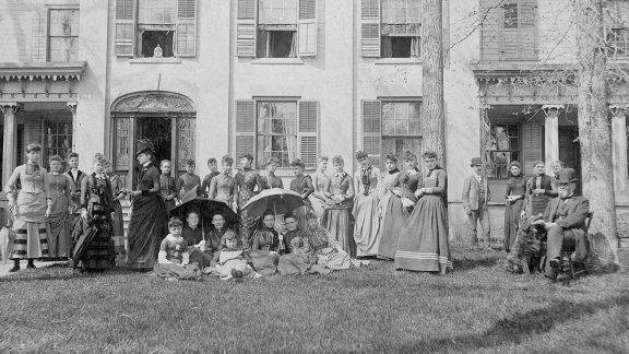 Hamilton Female Seminary, photograph by Henry Hill, circa 1889