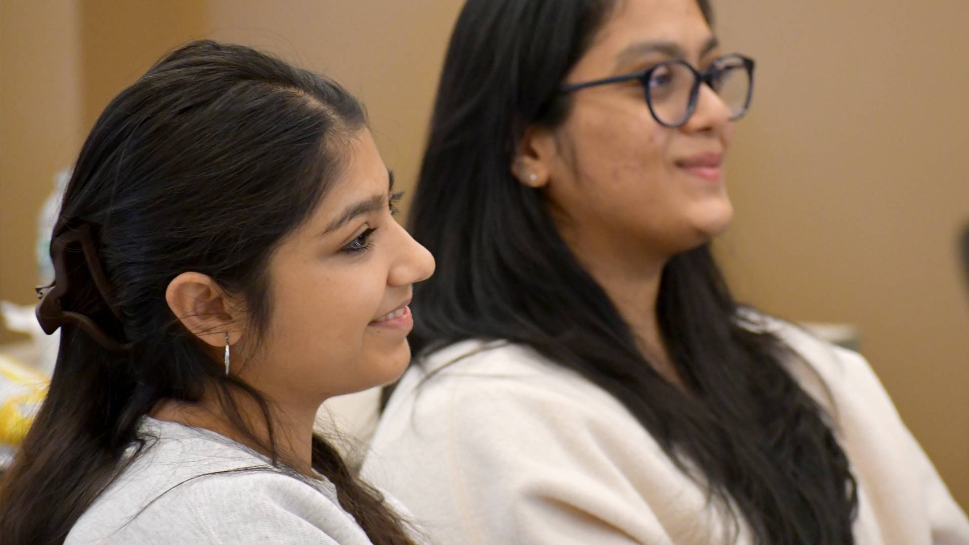 Entrepreneurs listening during a fall 2024 workshop