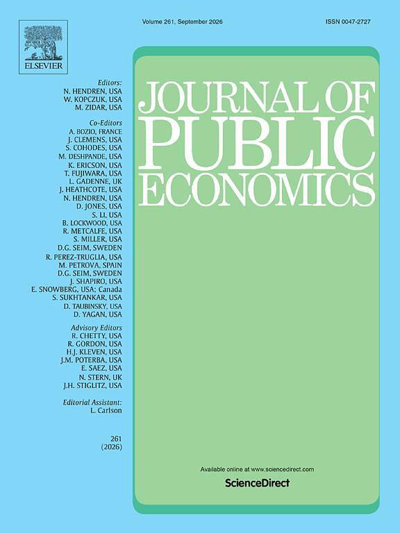 Journal of Public Econ