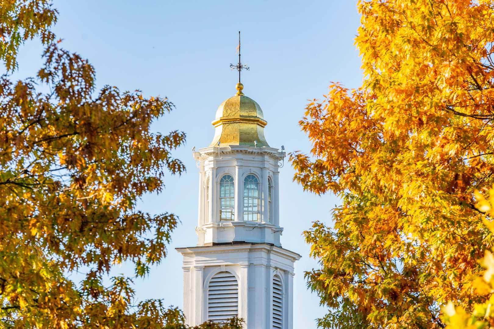 fall foliage, Memorial Chapel