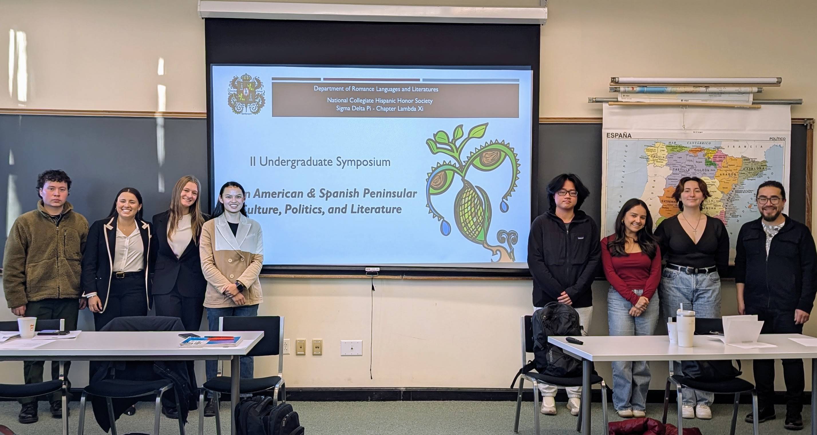 Presenters with Professor Sandoval Leon