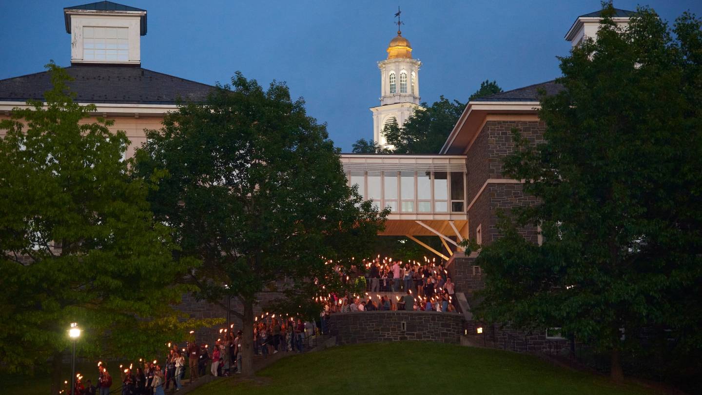 Torchlight during Reunion 2024