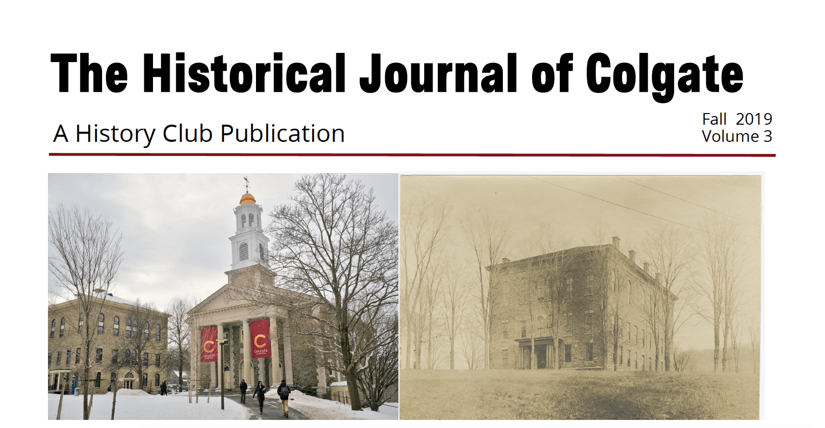 The Historical Journal of Colgate, Volume 3