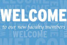 New faculty