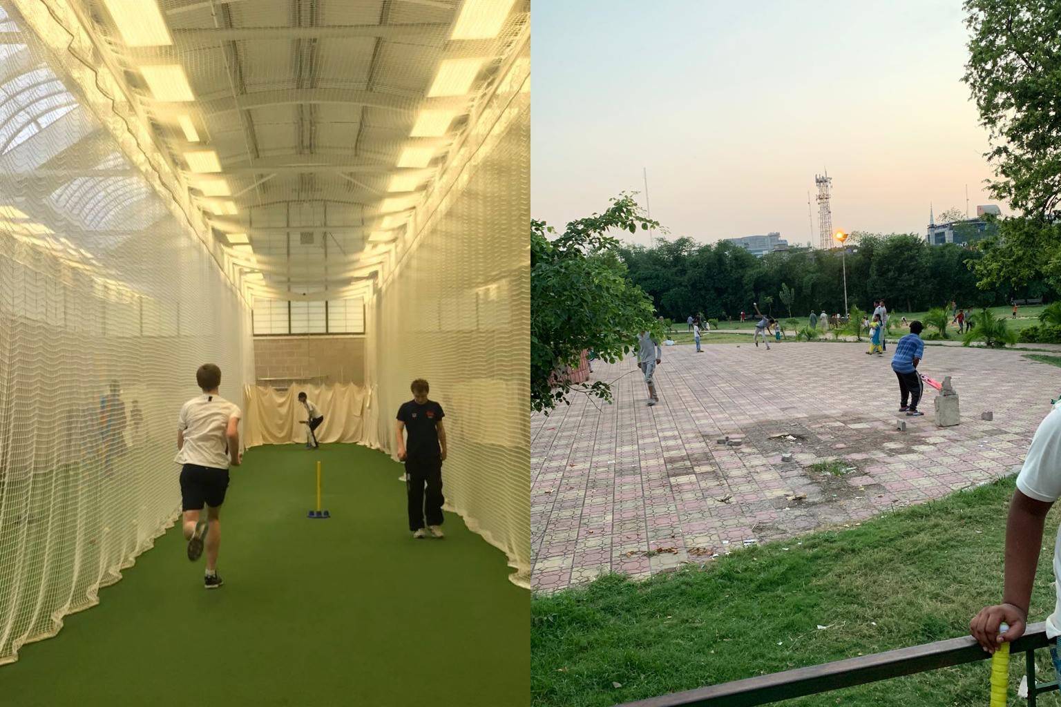 Cricket in Pembroke (Left) vs Islamabad (Right)