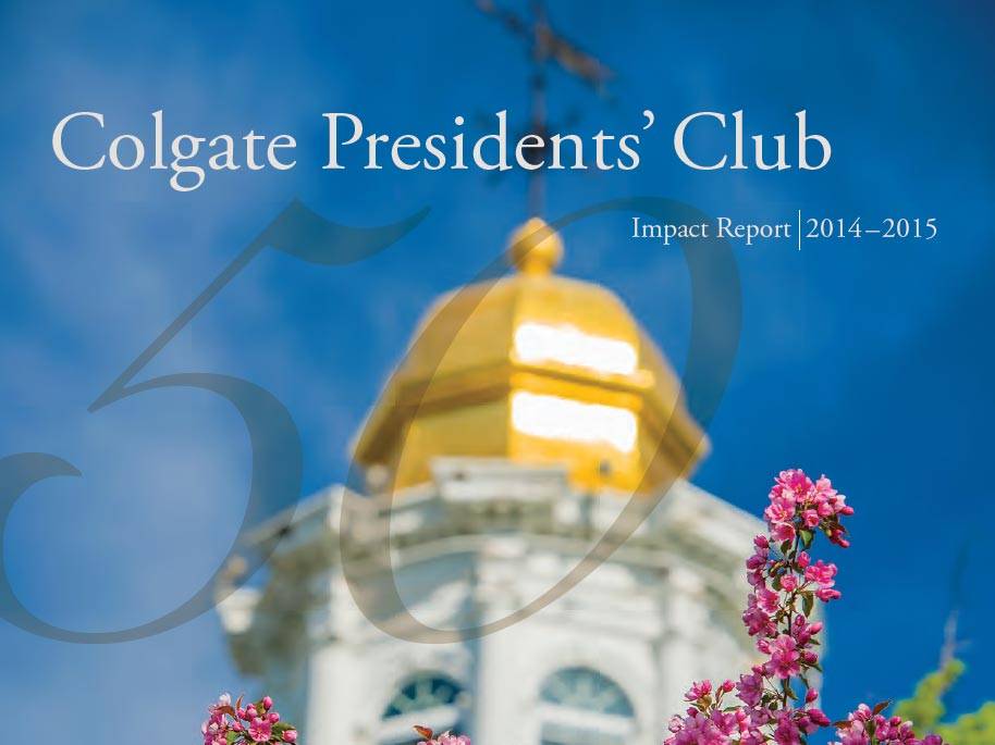 Presidents' Club Impact Report Cover 2015