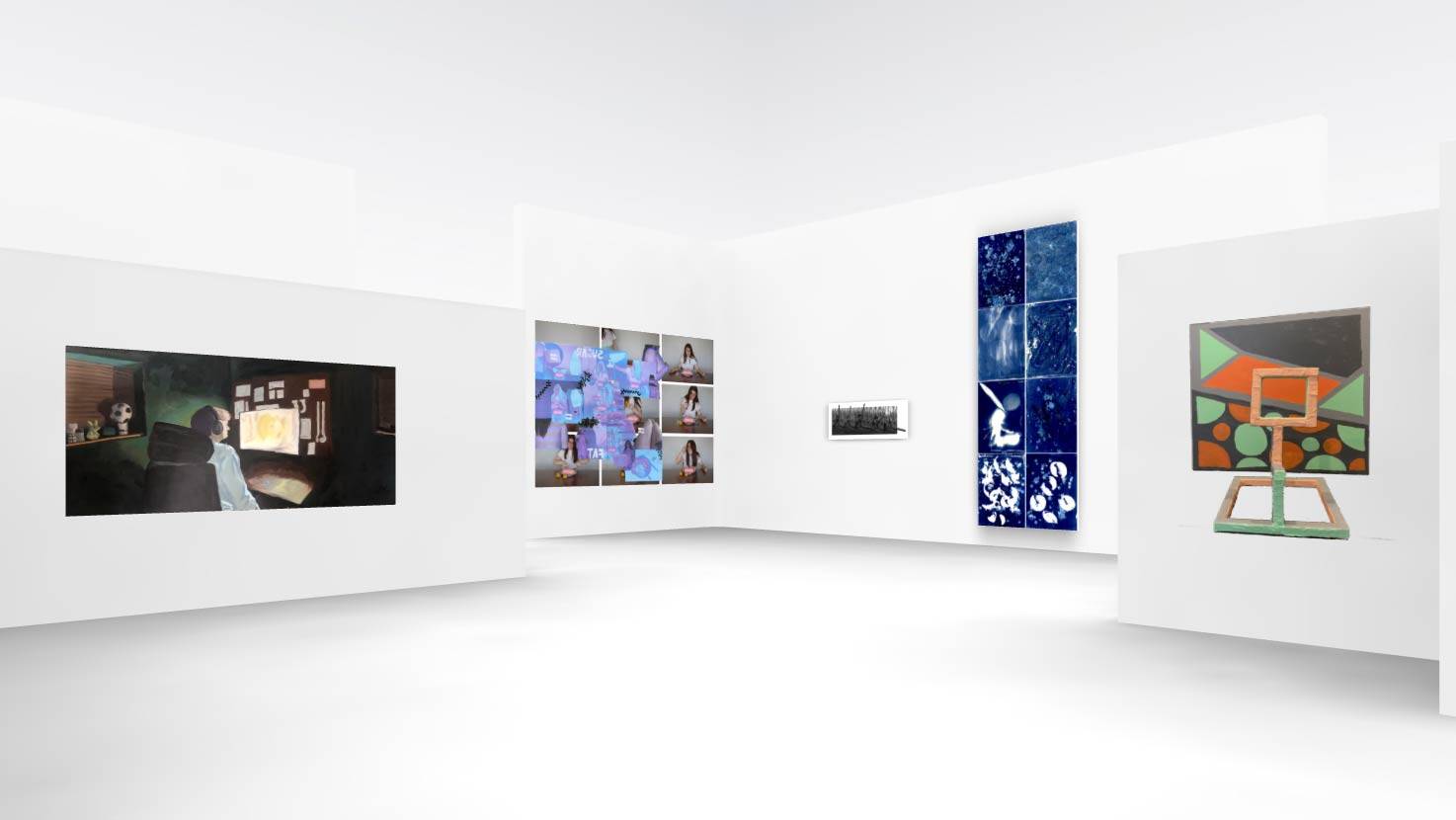 Screenshot inside the digital exhibition