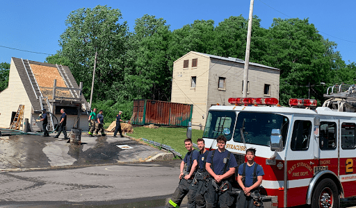 Truck company operations class with a few other HFD members