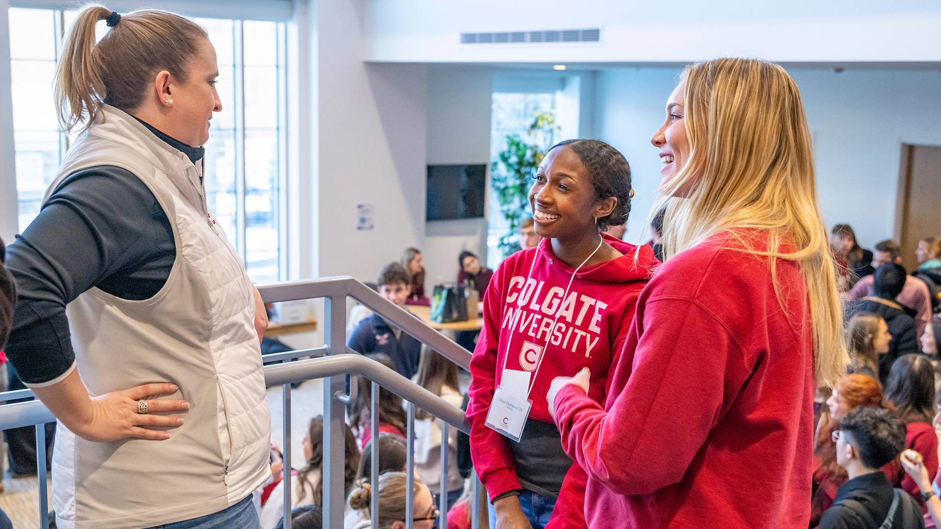 Students and alumni connect in breakout sessions