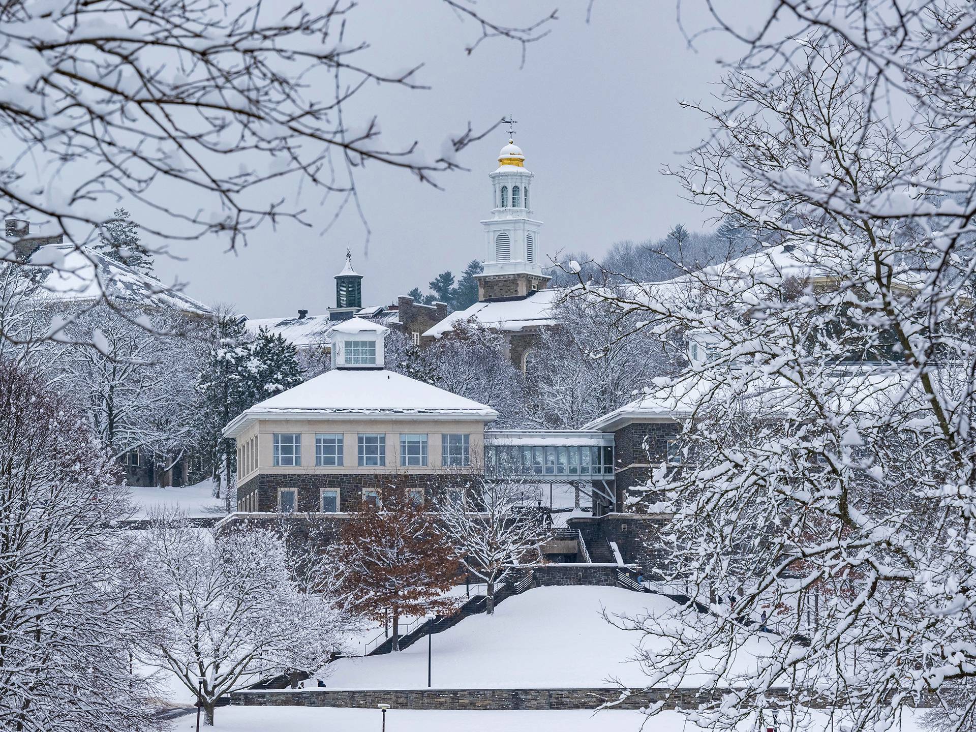 Campus in winter