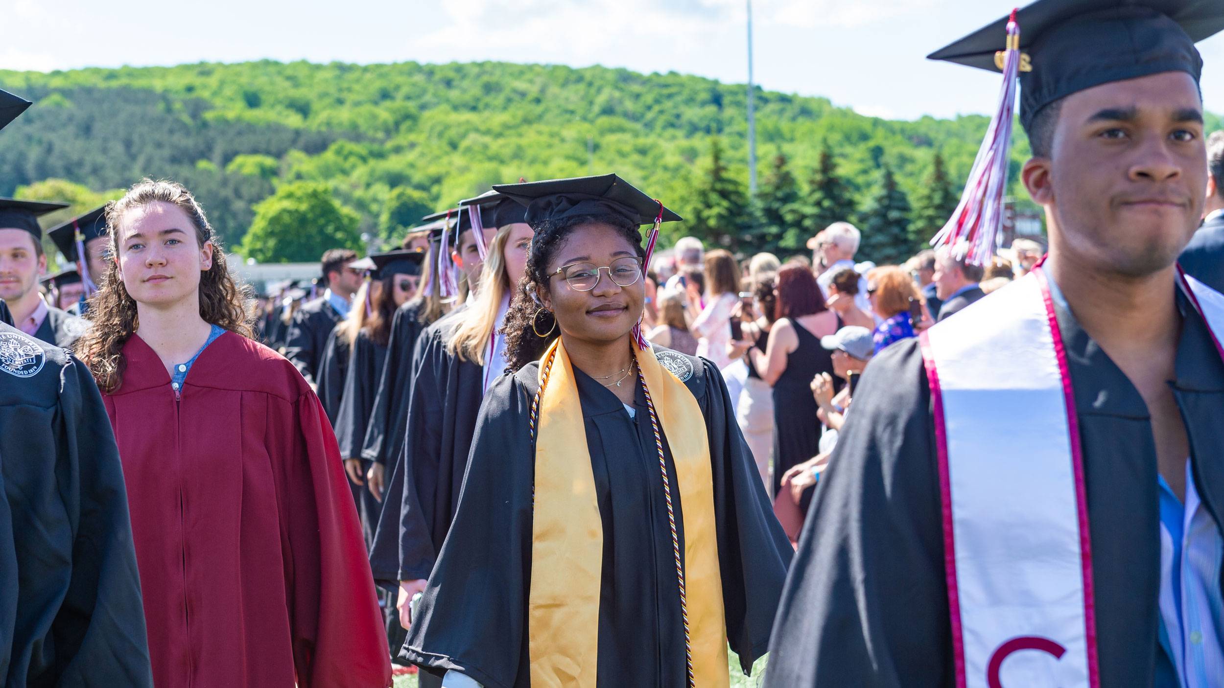 Students march in Class of 2020 Celebration