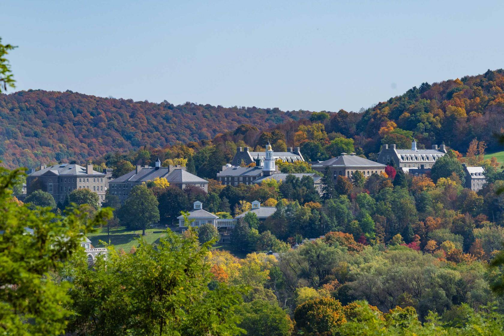 Spring view of the campus