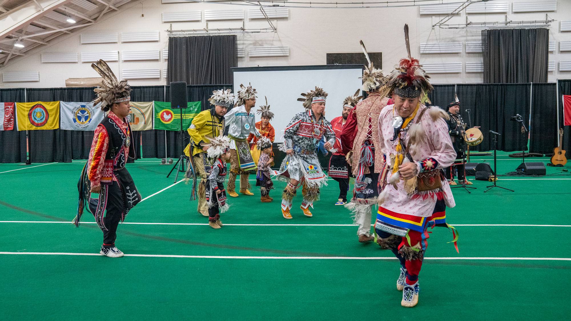 Indigenous dancers at the Indigenous Nations Festival 