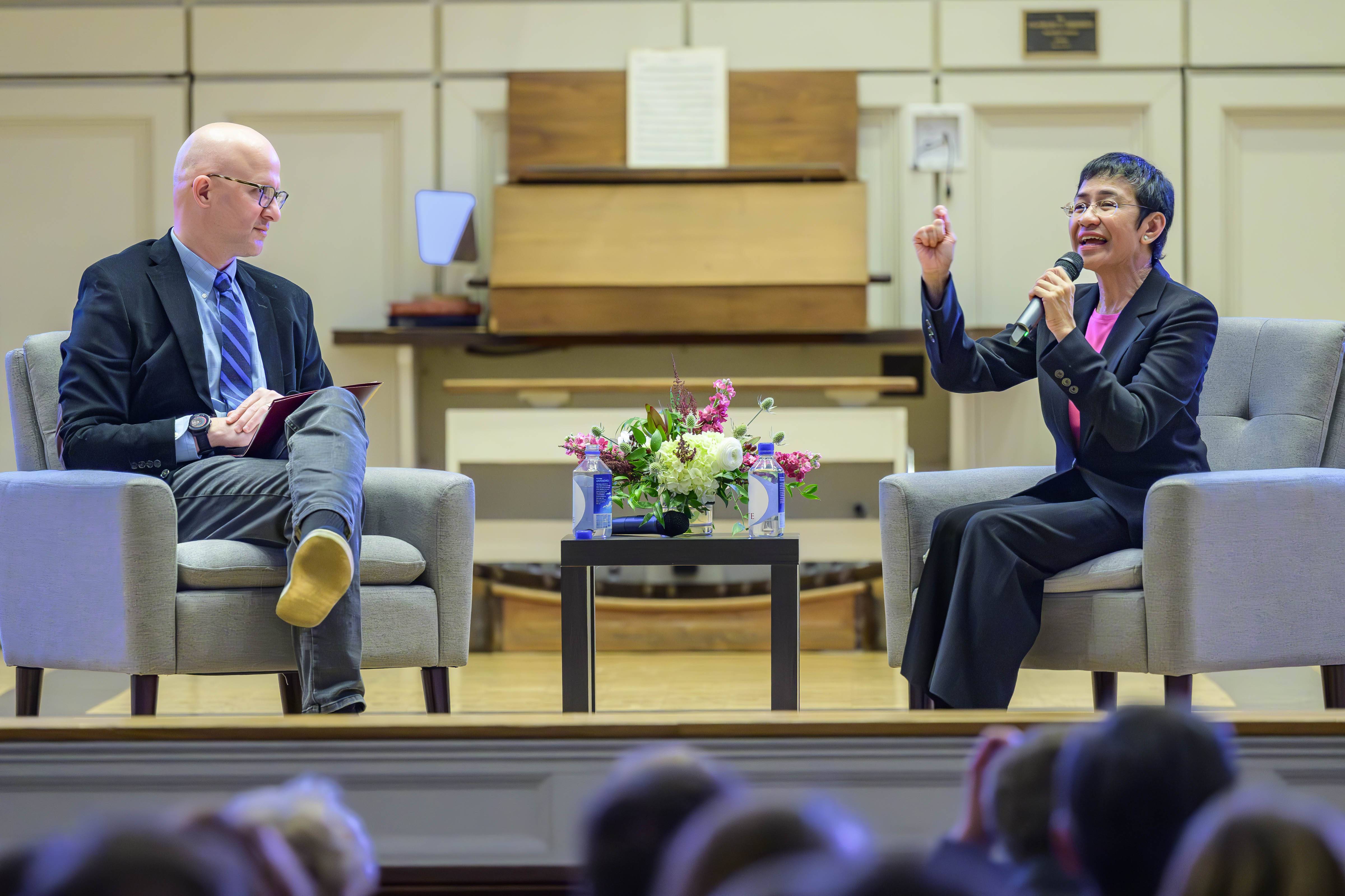 Maria Ressa at Colgate