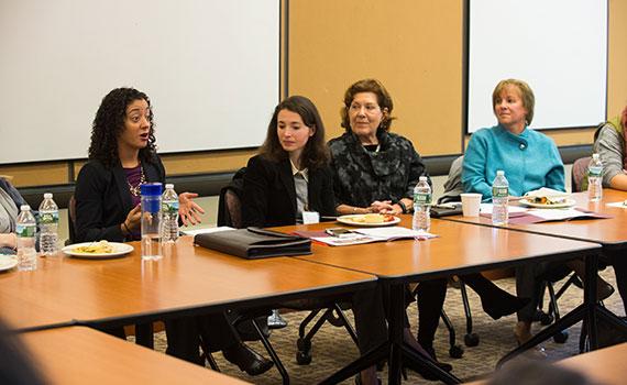 Colgate's women in law panel