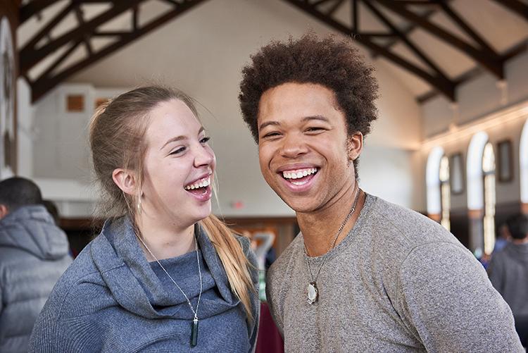 Lauren Sanderson '18 and Brandon Doby '18