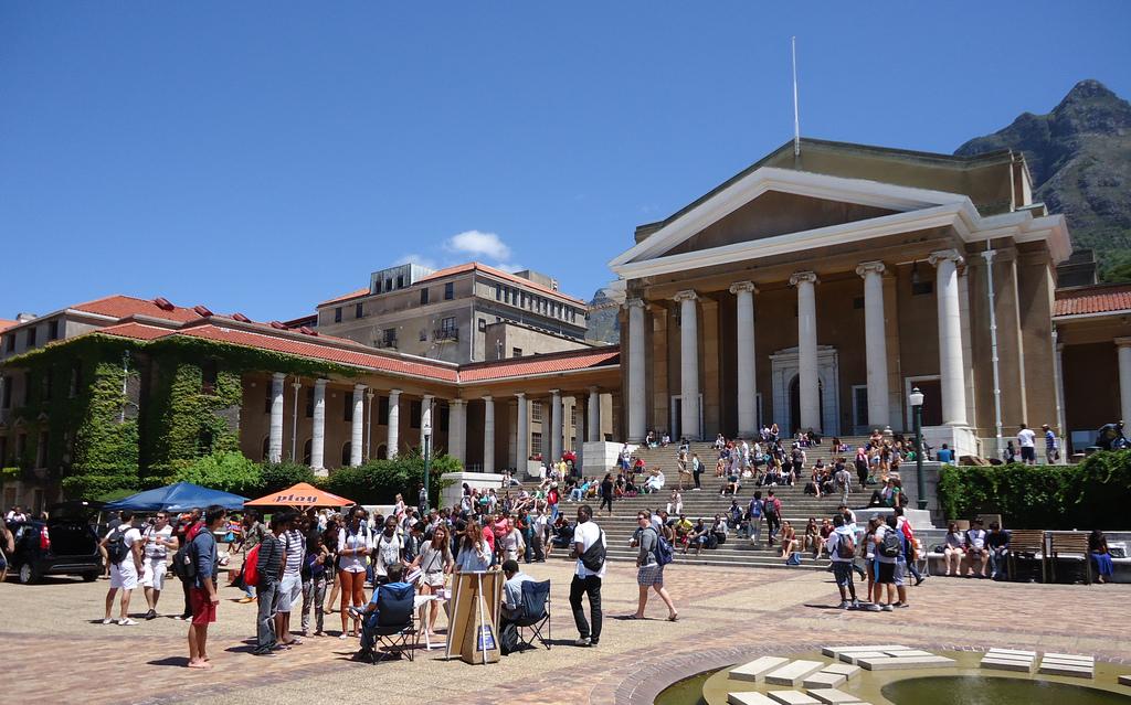 An exterior photo of the University of Cape Town