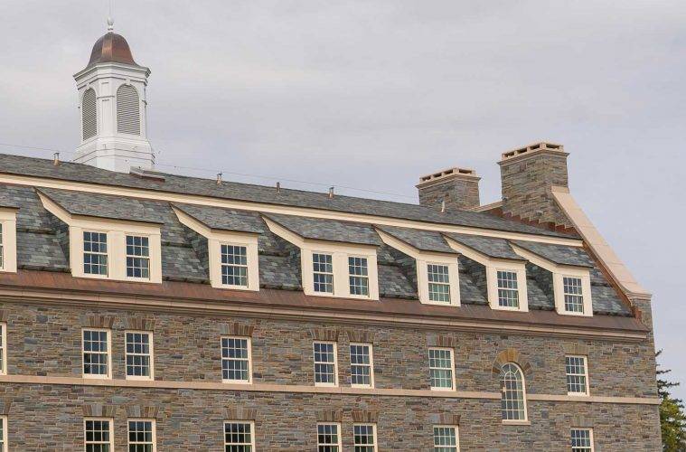 Cupola and top portion of Burke Hall