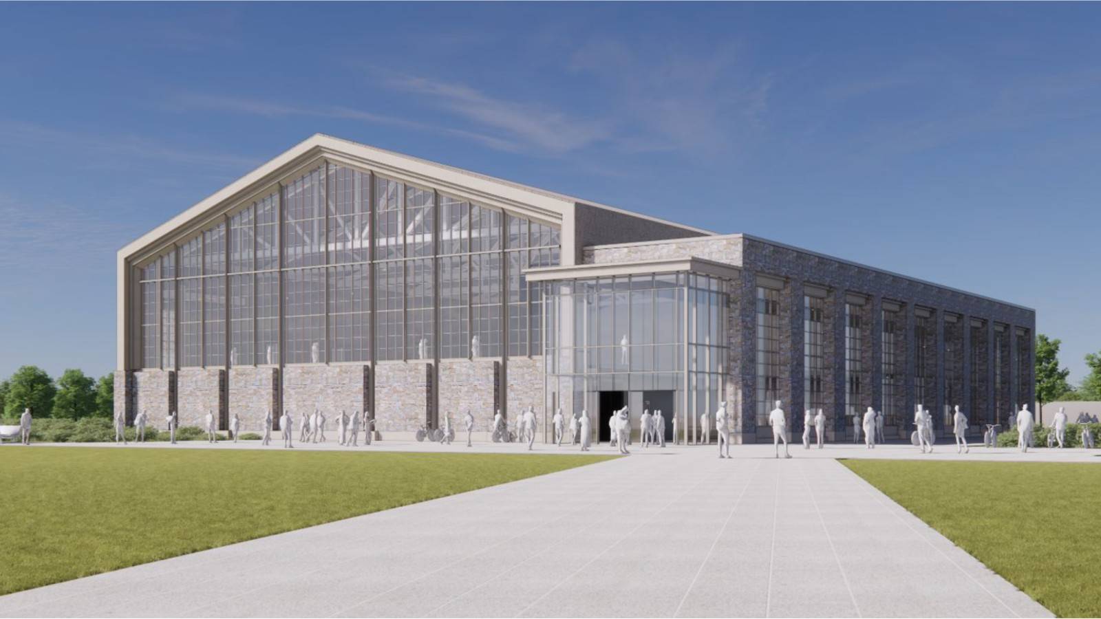 Artist rendering of the Carey Center