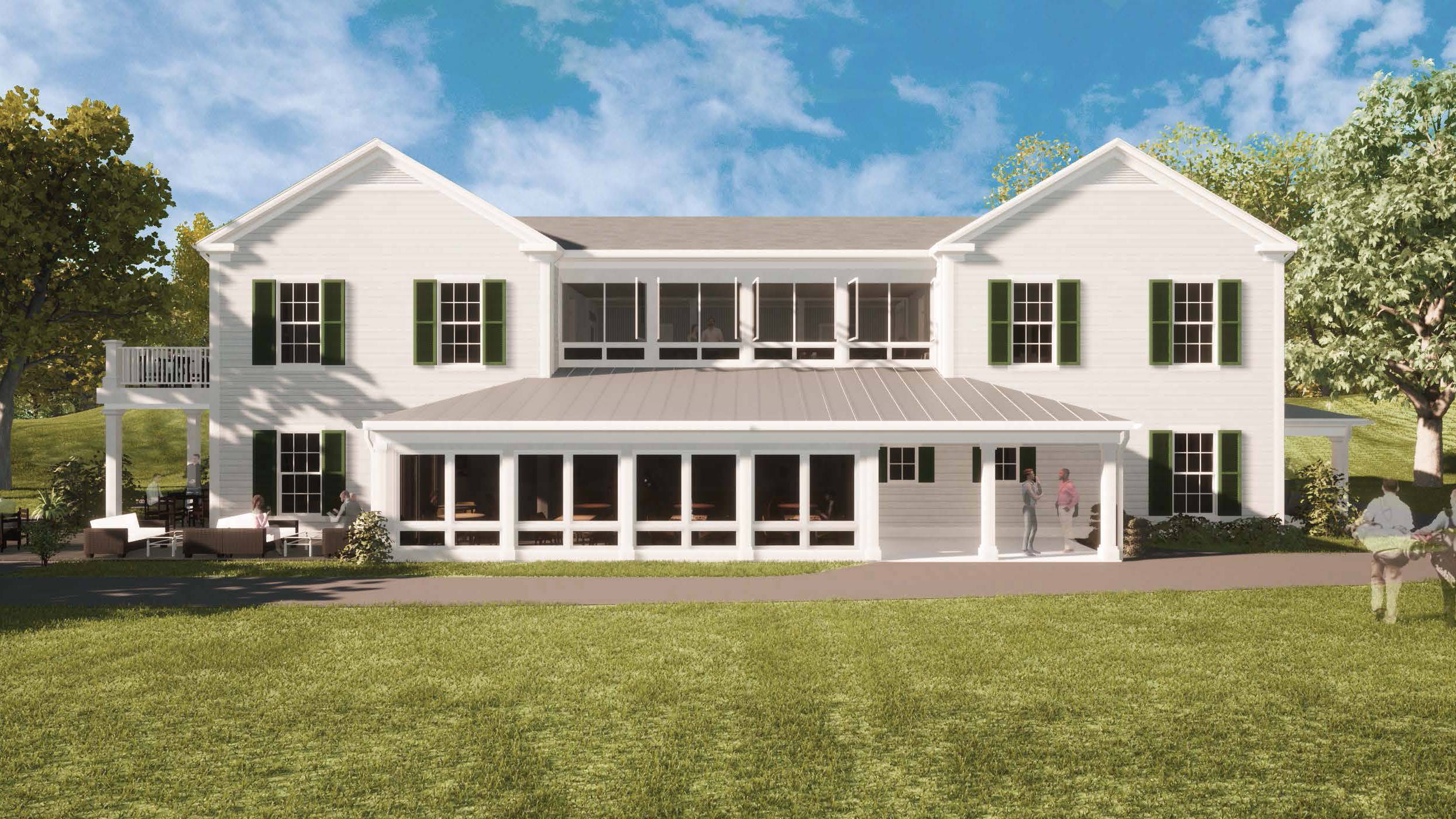 Rendering of Seven Oaks Clubhouse