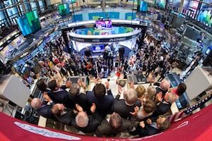 Colgate University rings the opening bell at the New York Stock Exchange