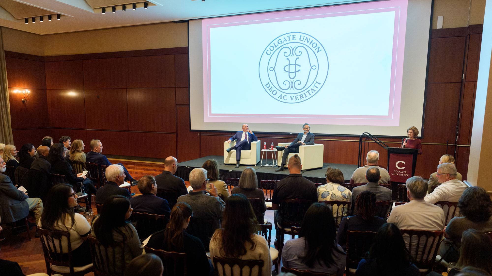 Audience members at Chicago event