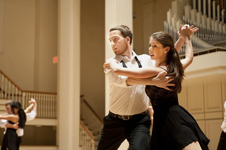 Students dancing at Dancefest