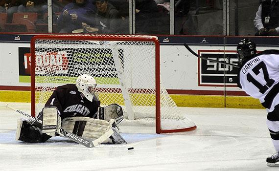 Colgate's ECAC Ice Hockey Championship run ended with a loss Saturday night.