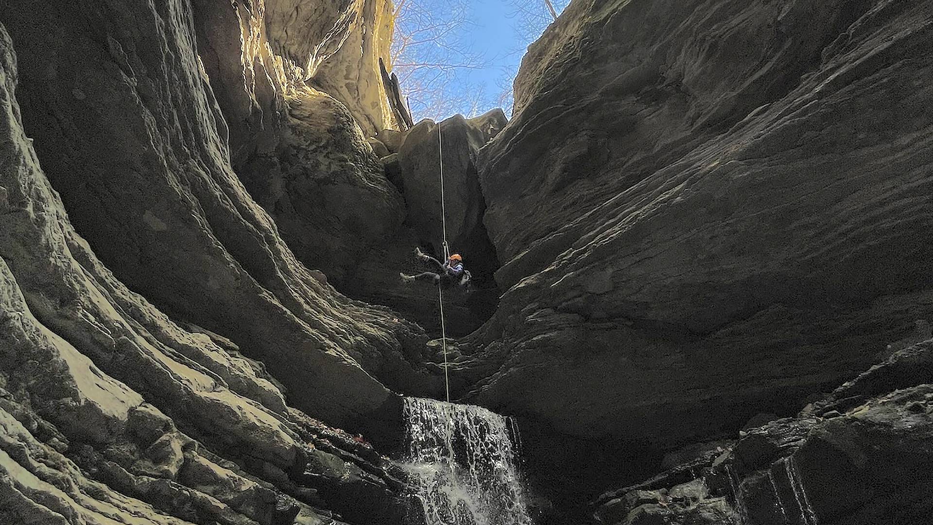 Outdoor education climbing photo