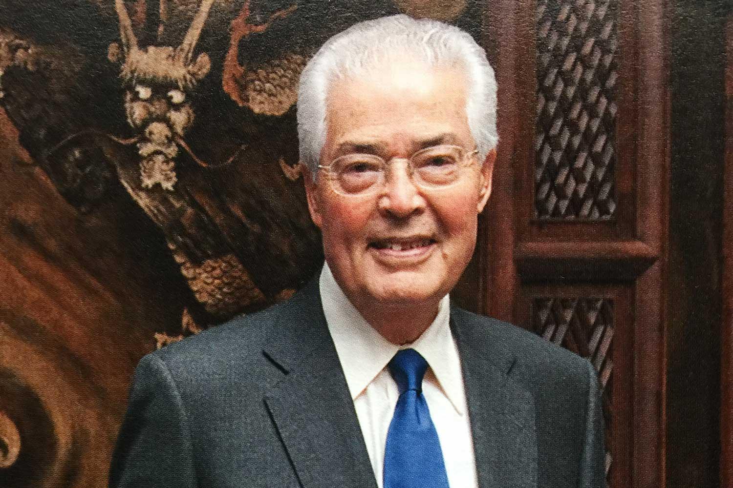 Portrait of Robert Hung-Ngai Ho ’56, H’11