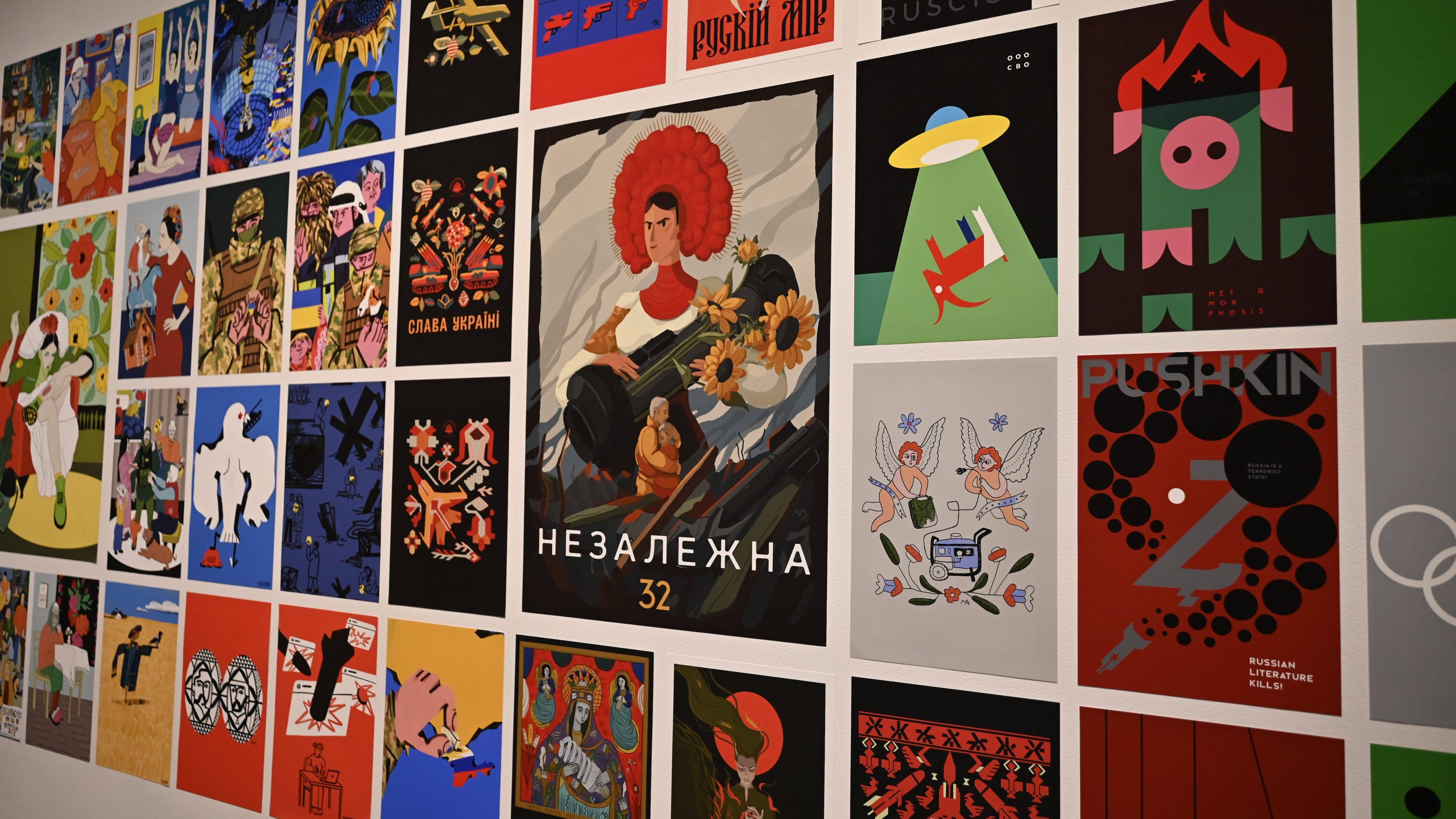 A new Clifford Art Gallery exhibition Ukraine Wartime Posters, 2022–2025: The Way of Resistance is on display through May 1, 2026.